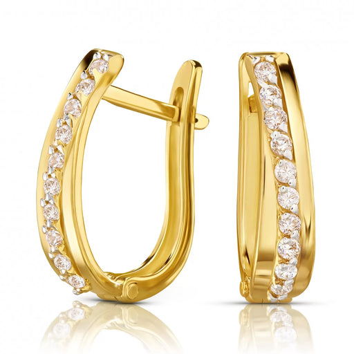 Cercei Rafinați din Aur 8K cu Zirconii - 3.2391