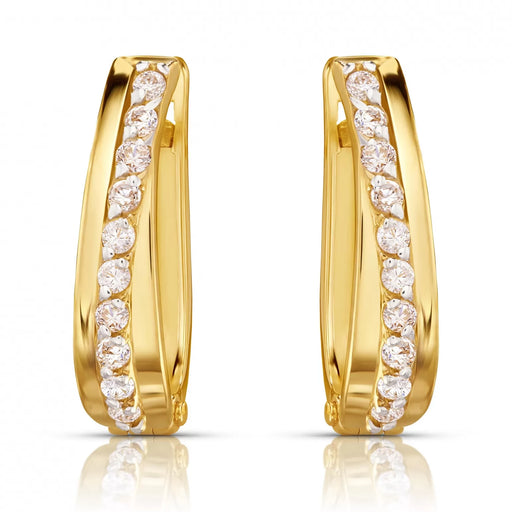 Cercei Rafinați din Aur 8K cu Zirconii - 3.2391