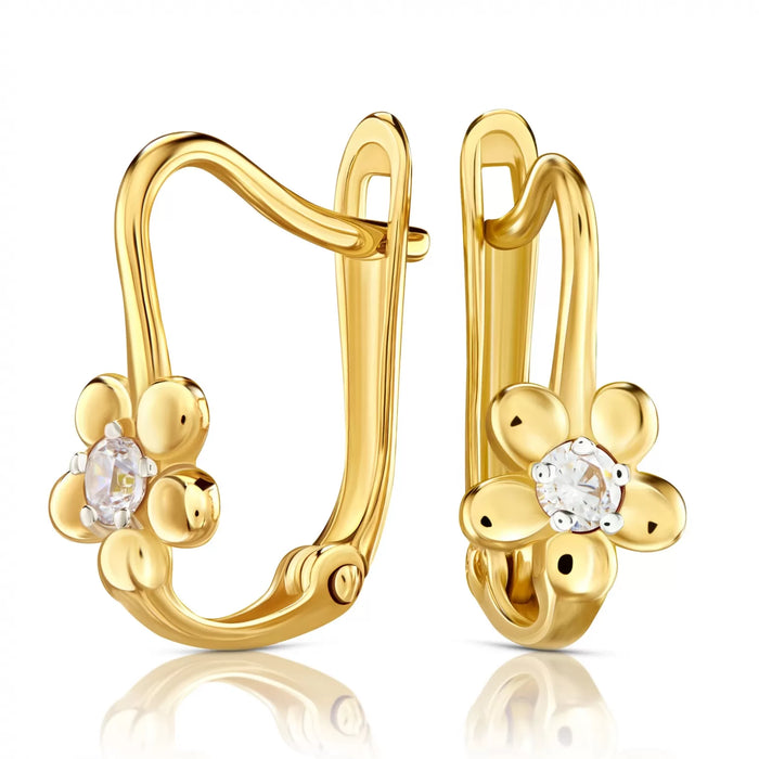 Cercei Aur 8K Flowers