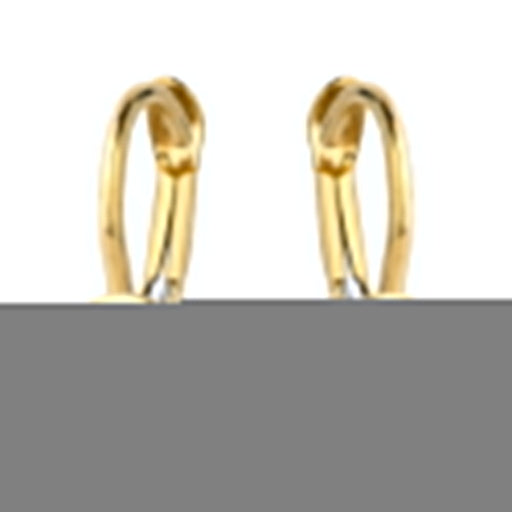 Cercei Aur 14k cu Banut si Zirconii Albe