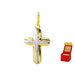 Cruciuliță Elegantă din Aur 8K pentru Botez sau Împărtășanie