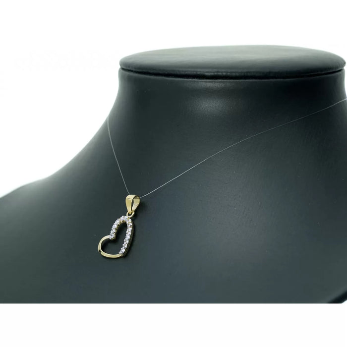 Pandantiv Aur 8K Inimă cu Zirconiu - 3.2339