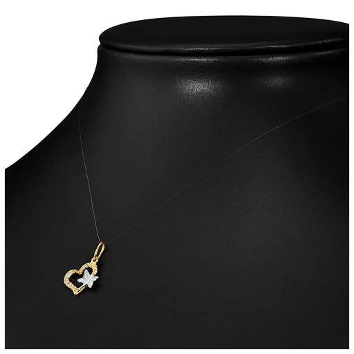 Pandantiv Delicat din Aur 8K, Model Fluture 2.1024