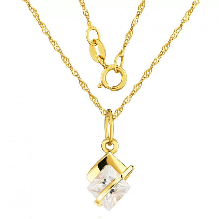 Pandantiv Aur 8K Delicat Model Bandă