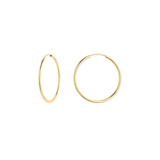 Cercei Creole Aur 14k, 2.5 cm