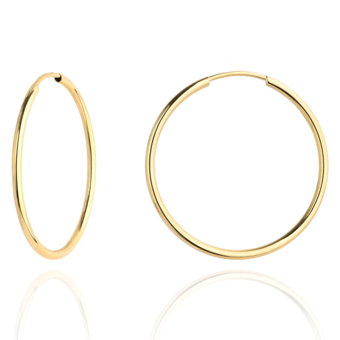 Cercei Creole Aur 14k, 5 cm