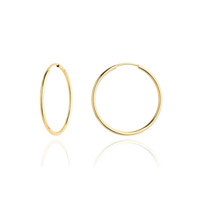 Cercei Creole Aur 14k, 2.5 cm