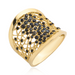 Inel din Aur cu Zirconi Negri - Aur 14k
