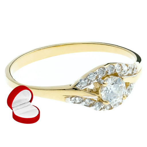 Inel Aur 8K cu Zirconii