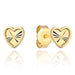Cercei Aur 14k cu Inimioare Ajurate