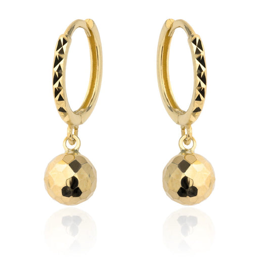 Cercei din Aur 14k cu Globuri Disco
