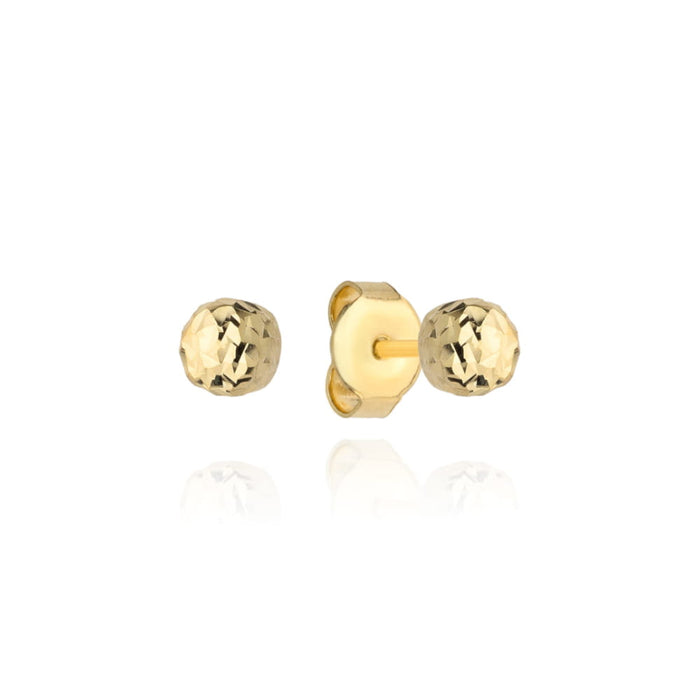 Cercei Aur 14k cu Bilute 3 mm