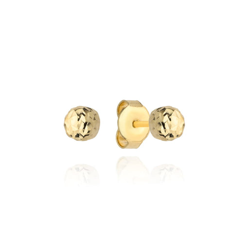 Cercei Aur 14k cu Bilute 3 mm