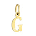 Pandantiv din Aur 14K litera G 24x14 mm
