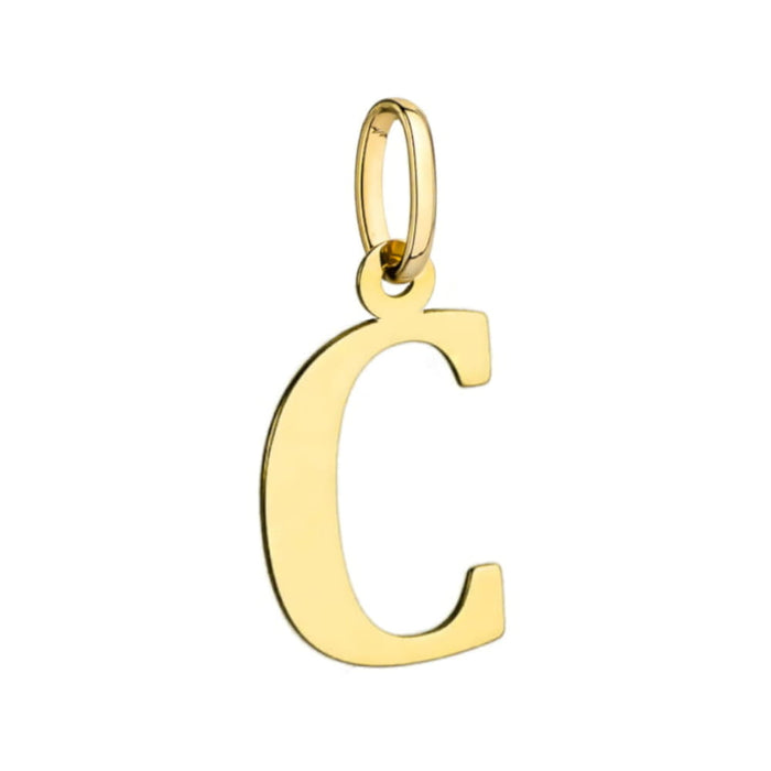 Pandantiv Aur Literă C Mare
