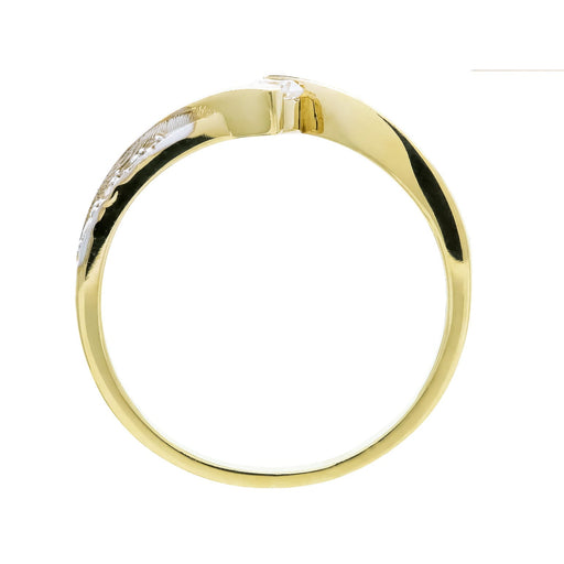 Inel Elegant din Aur 8K cu Zirconiu 2.1359P