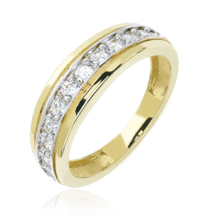 Verighetă din Aur 8K cu Inel cu Pietre 3.1502