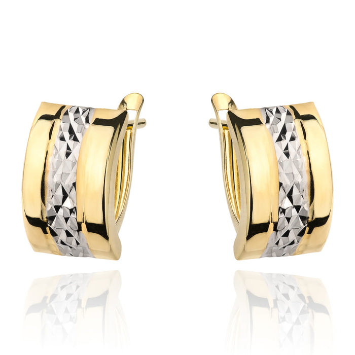 Cercei Aur 14k cu Model Ajurat