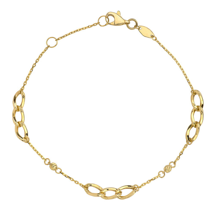 Bratara Lant cu Zale- Aur 14k