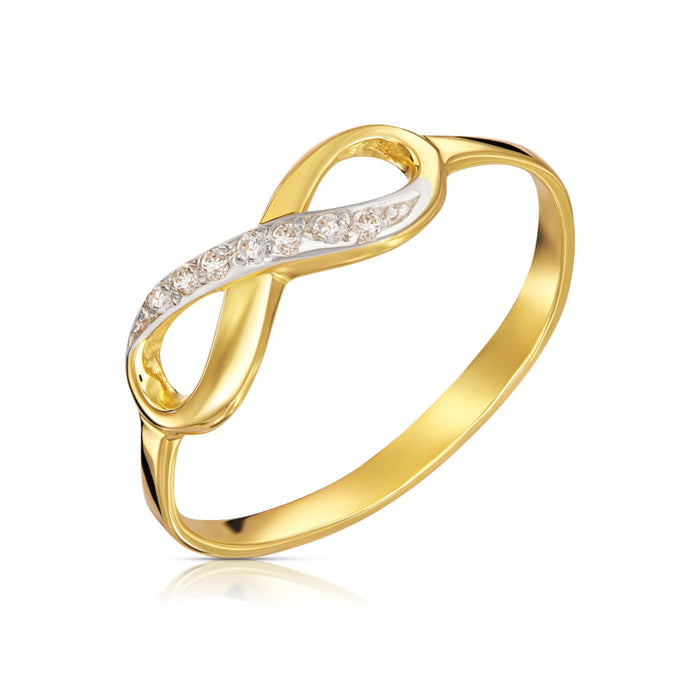 Inel Aur Infiniti Aur 8K - Design Modern cu Zirconiu