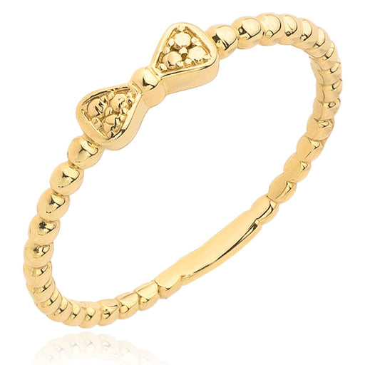 Inel Aur 14k cu Fundita si Bilute