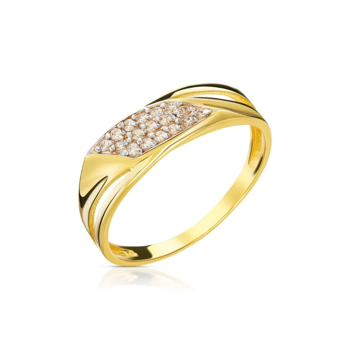 Inel Aur Finezja Aur 8K Cu Zirconiu - Eleganță Subtilă