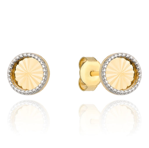 Cercei Aur 14k cu Banut Ajurat