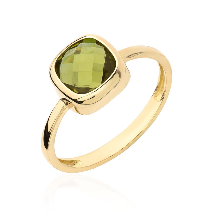 Inel Elegant Din Aur 14K Cu Piatră Zultanite Care Își Schimbă Culoarea