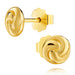 Cercei Aur 8K Împletituri Delicate Cu Sistem de Prindere Tip Știft 2.W003