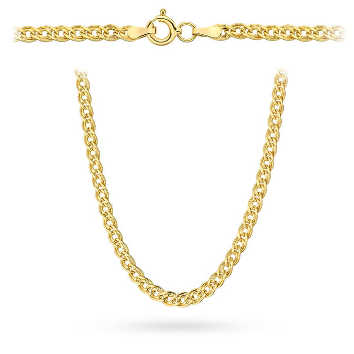 Lanț Din Aur 14K, Împletitură Mona Lisa, 45 Cm