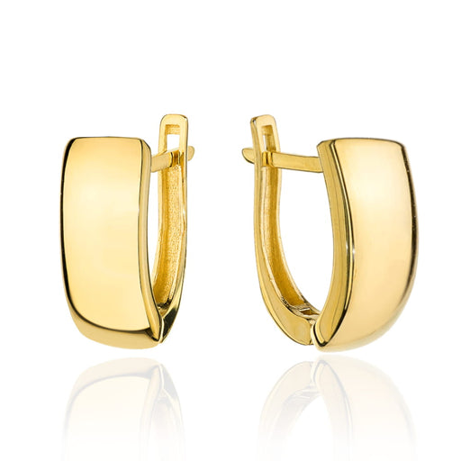 Cercei Aur 14k cu Creole Netede