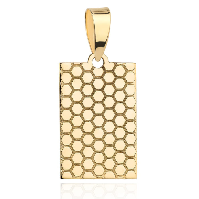 Pandantiv Placuta cu Model - Aur 14k