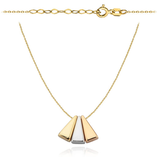 Colier cu Pandantive Triunghi - Aur 14K