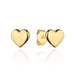 Cercei inimioare de aur super ușoare