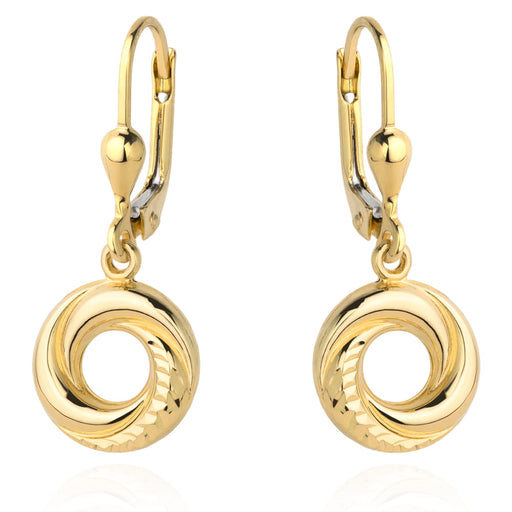 Cercei Aur 14k cu Cerculet si Model