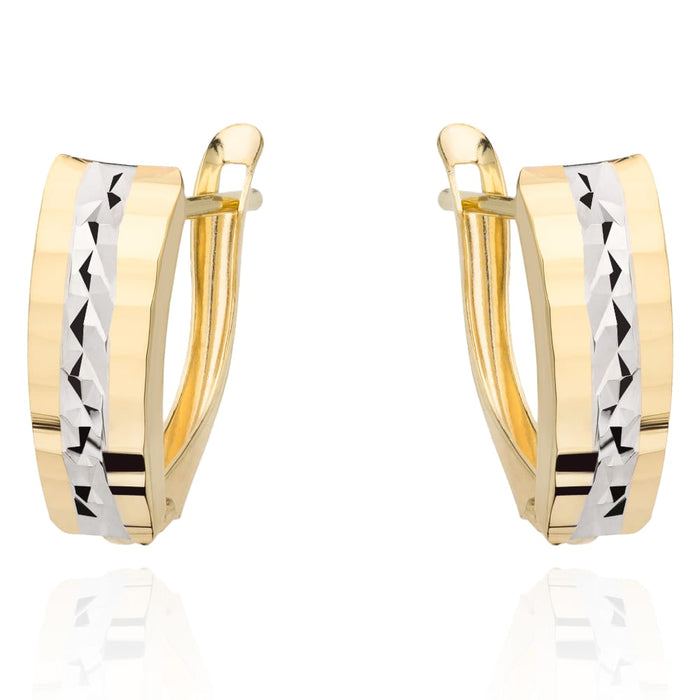 Cercei Aur 14k cu Model Ajurat