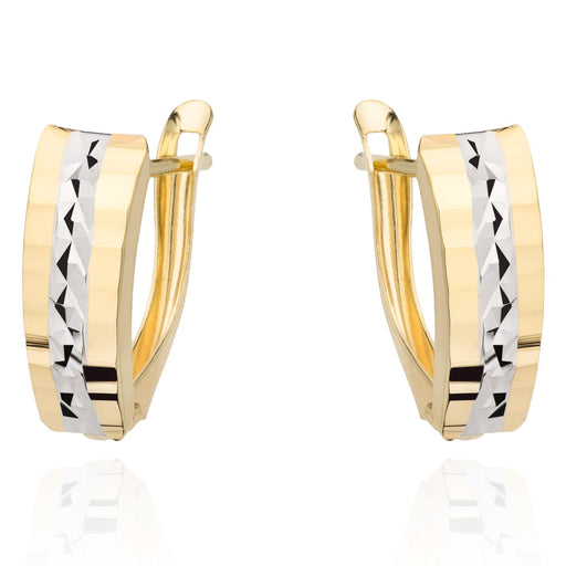 Cercei Aur 14k cu Model Ajurat