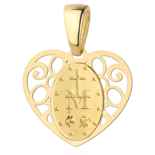 Pandantiv Aur 14k cu Maica Sfanta
