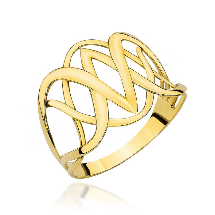 Inel Din Aur Împletit
