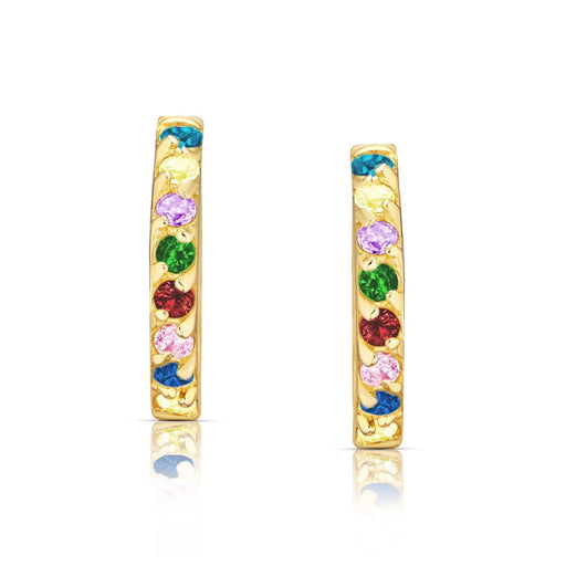 Cercei Aur 8K Princess Sparkle, Culoare Vibrantă