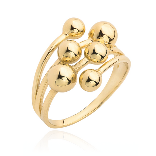 Inel din Aur 14k cu Bilute