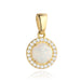 Pandantiv Aur 14K cu Opal si Zirconii