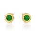 Cercei Aur 14k cu Zirconii Verzi