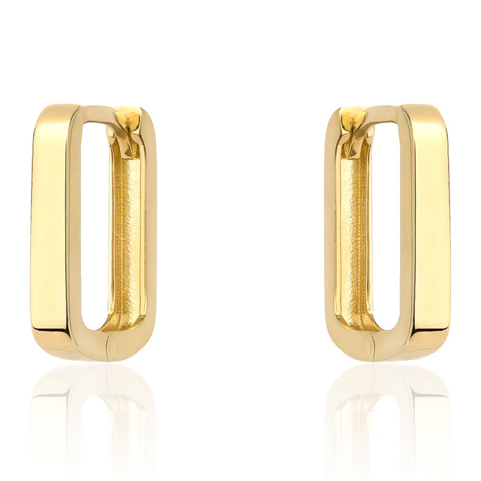 Cercei Aur 14k cu Creole Netede