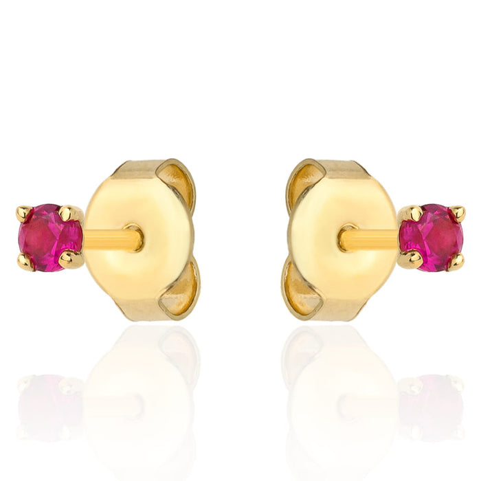 Cercei Aur 14k cu Zirconii Roz