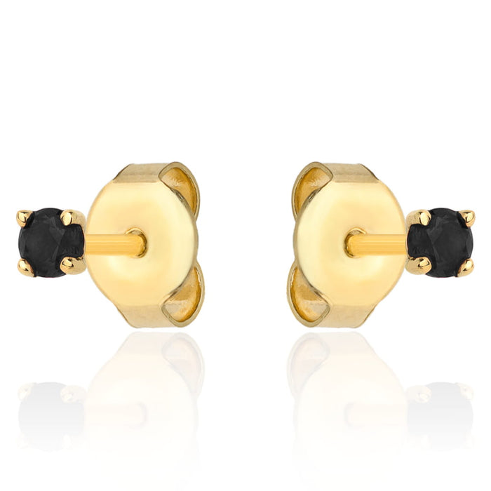 Cercei Aur 14k cu Zirconii Negre