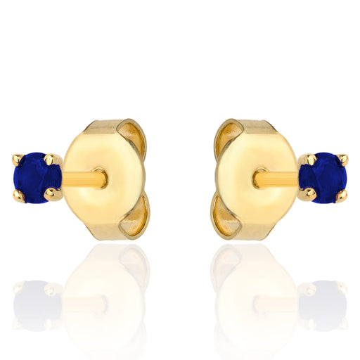 Cercei Aur 14k cu Zirconii Albastre