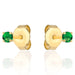 Cercei Aur 14k cu Zirconii Verzi