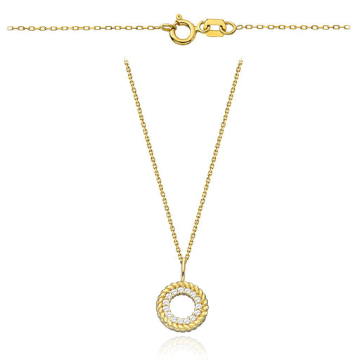 Colier Aur cu Cristale- Aur 14k