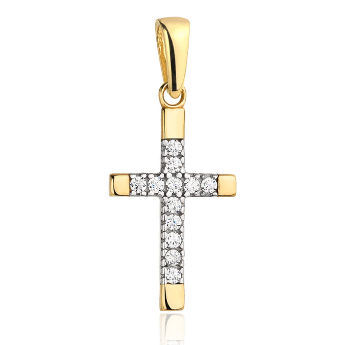 Cruciuliță din Aur cu Zirconii